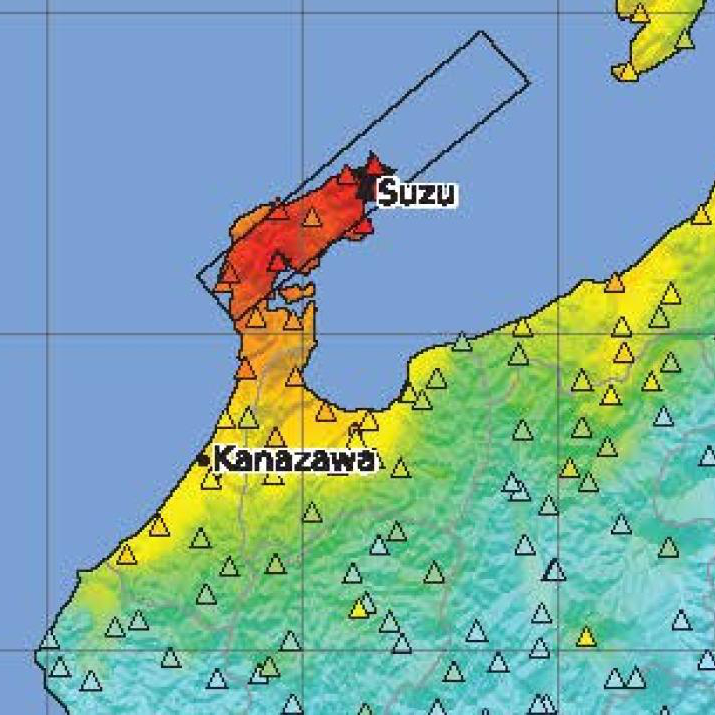 241001 thumb USGS Intensity Map January 1 2024 Anamizu Earthquake M 7