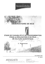 OCA NI 010261 W158 MENIGHETTI UDE DE FAISABILITE 3 PROGRAMME 1